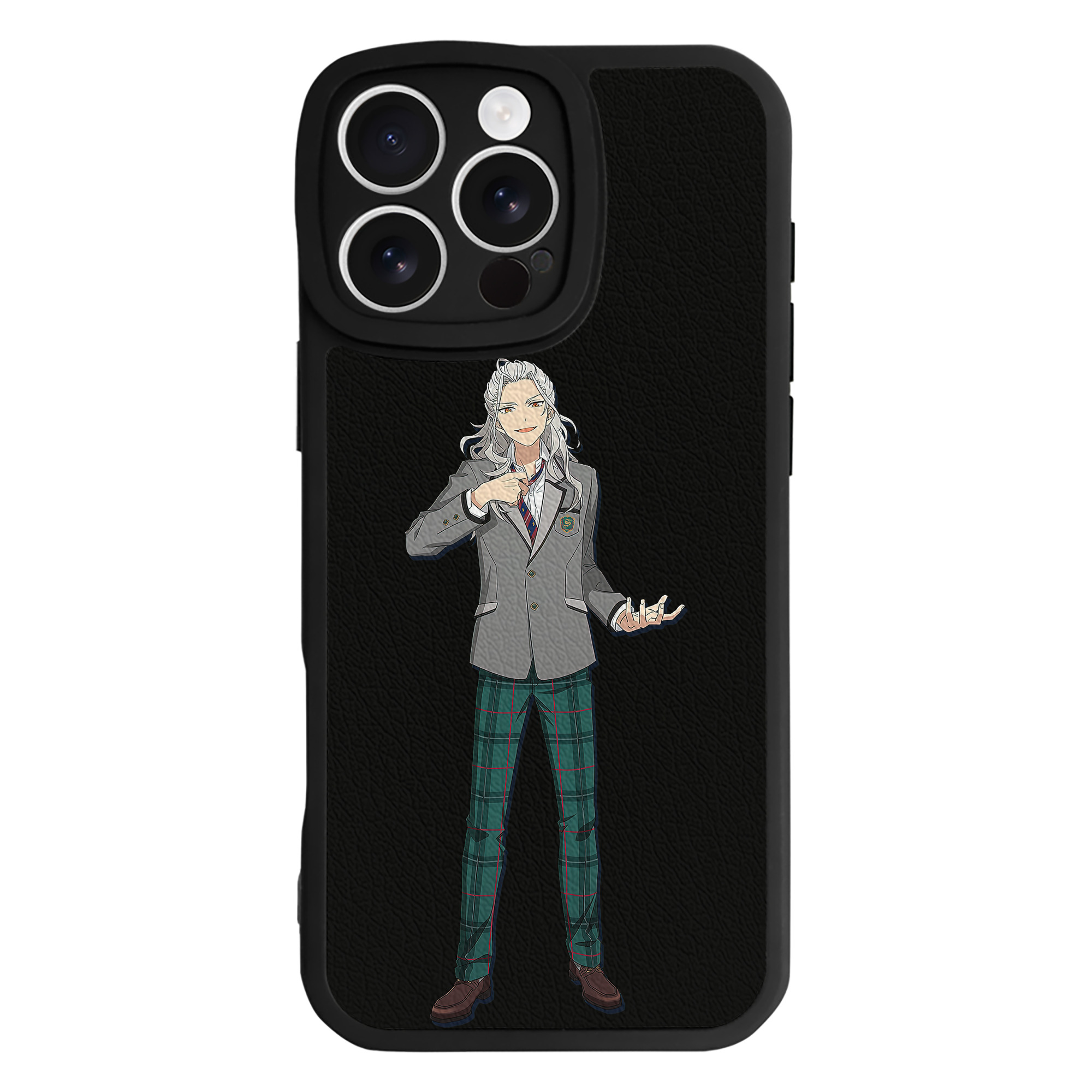 （画像用） あんさんぶるスターズ! Ensemble Stars 【iPhone 16シリーズ対応】シリコンスマホケース（レザー調） 材質：シリコン